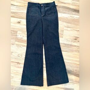 Mauve  Anthropology size 33 tall Women's Dark Blue Jeans. New